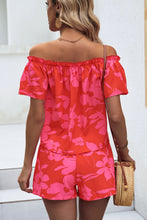 Load image into Gallery viewer, Floral Off-Shoulder Top and Shorts Set