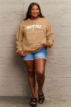 Load image into Gallery viewer, Simply Love Full Size NORTH POLE UNIVERSITY Graphic Sweatshirt