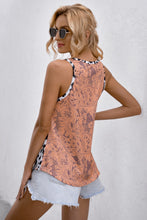 Load image into Gallery viewer, Leopard Round Neck Tank