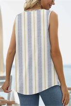 Load image into Gallery viewer, Printed Square Neck Curved Hem Tank