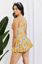 Load image into Gallery viewer, Marina West Swim Full Size Clear Waters Swim Dress in Mustard