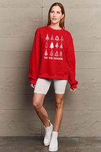 Load image into Gallery viewer, Simply Love Full Size Christmas Tree Graphic Sweatshirt