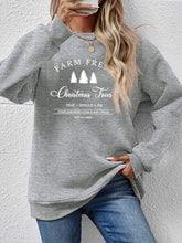 Load image into Gallery viewer, Graphic Round Neck Dropped Shoulder Sweatshirt