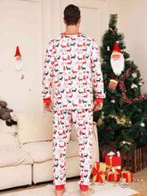 Load image into Gallery viewer, Full Size Reindeer Print Top and Pants Set