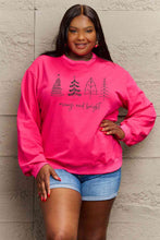 Load image into Gallery viewer, Simply Love Full Size MERRY AND BRIGHT Graphic Sweatshirt