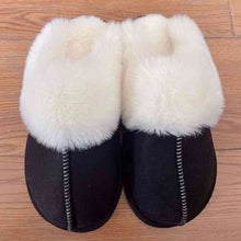 Load image into Gallery viewer, Faux Suede Center Seam Slippers