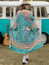 Load image into Gallery viewer, Double Take Plus Size Printed Open Front Longline Cardigan