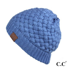 Load image into Gallery viewer, C.C Solid Waffle Knit Beanie