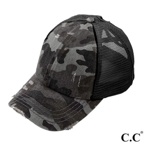 CC crisscross ponytail hats