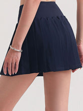Load image into Gallery viewer, Pleated Elastic Waistband Sports Skirt