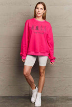 Load image into Gallery viewer, Simply Love Full Size MERRY AND BRIGHT Graphic Sweatshirt