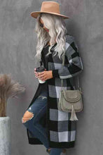 Load image into Gallery viewer, Buffalo Plaid Duster Cardigan