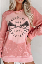 Load image into Gallery viewer, SUPPORT YOUR LOCAL WITCHES Graphic Sweatshirt