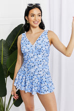 Load image into Gallery viewer, Marina West Swim Full Size Clear Waters Swim Dress in Blue