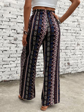 Load image into Gallery viewer, Printed High Waist Wide Leg Pants