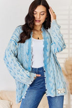 Load image into Gallery viewer, POL Cable-Knit Open Front Sweater Cardigan