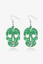 Load image into Gallery viewer, Acrylic Skull Drop Earrings