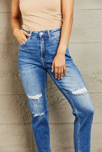 Load image into Gallery viewer, BAYEAS High Waisted Cropped Dad Jeans