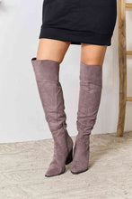 Load image into Gallery viewer, East Lion Corp Block Heel Knee High Boots