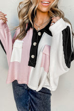 Load image into Gallery viewer, Multicolor Button-Down Long Sleeve Blouse