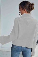 Load image into Gallery viewer, Turtleneck Long Sleeve Sweater
