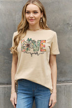 Load image into Gallery viewer, Simply Love Full Size LOVE YOURSELF Graphic Cotton Tee
