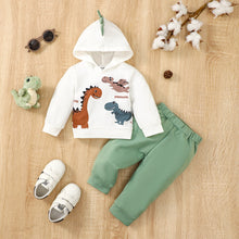 Load image into Gallery viewer, Dinosaur Graphic Hoodie and Pants Set