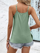 Load image into Gallery viewer, Contrast Eyelet Cami Top
