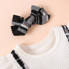 Load image into Gallery viewer, Plaid Print Bow Detail Dress