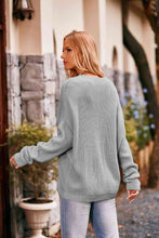 Load image into Gallery viewer, Round Neck Sweater with Pocket