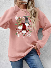 Load image into Gallery viewer, Faceless Gnomes Graphic Drop Shoulder Sweatshirt