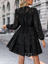 Load image into Gallery viewer, V-Neck Long Sleeve Buttoned Dress
