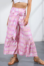 Load image into Gallery viewer, Printed Tie-Front Culottes