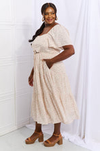 Load image into Gallery viewer, HEYSON Let It Grow Full Size Floral Tiered Ruffle Midi Dress