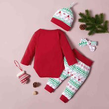 Load image into Gallery viewer, MY FIRST CHRISTMAS Graphic Bodysuit and Pants Set