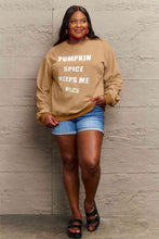 Load image into Gallery viewer, Simply Love Full Size Letter Graphic Sweatshirt