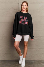 Load image into Gallery viewer, Simply Love Full Size Letter Graphic Long Sleeve Sweatshirt