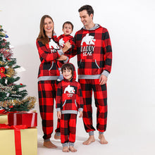 Load image into Gallery viewer, MOMMY BEAR Graphic Hoodie and Plaid Pants Set