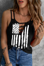 Load image into Gallery viewer, Stars and Stripes Ladder Detail Cami