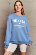 Load image into Gallery viewer, Simply Love Full Size WINTER WONDERLAND ALUMNI Graphic Long Sleeve Sweatshirt