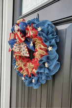 Load image into Gallery viewer, Independence Day Knit Wall Wreath