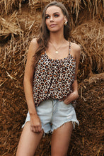 Load image into Gallery viewer, Leopard Adjustable Strap Cami