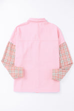 Load image into Gallery viewer, Plaid Raw Trim Shacket