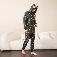 Load image into Gallery viewer, Printed Hooded Long Sleeve Jumpsuit