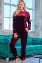 Load image into Gallery viewer, Long Sleeve Top and Pants Lounge Set