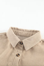 Load image into Gallery viewer, Double Take Color Block Corduroy Dropped Shoulder Jacket