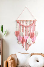 Load image into Gallery viewer, Macrame Leaf Fringe Wall Hanging