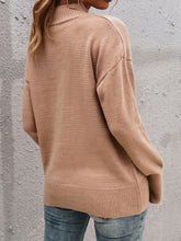 Load image into Gallery viewer, Cutout Mock Neck Sweater