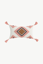 Load image into Gallery viewer, Geometric Graphic Tassel Decorative Throw Pillow Case