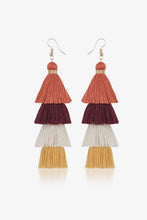 Load image into Gallery viewer, Layered Tassel Earrings